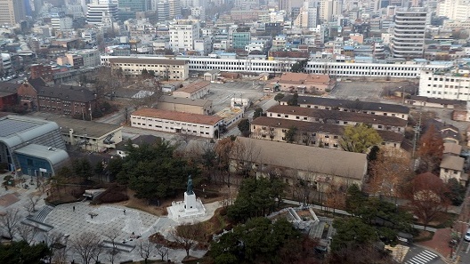 11일 제201차 주한미군지위협정(SOFA) 합동위원회에서 돌려받기로 합의한 미군기지 12곳 가운데 한 곳인 서울 중구 극동공병단 기지.