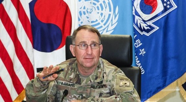 로버트 에이브럼스 주한미군사령관.(사진=주한미군사령부 제공)