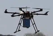 해양 유출 오일 실시간 감지 및 초기방재를 위한 드론 탑재형 조기경보 시스템.(사진=방위사업청)