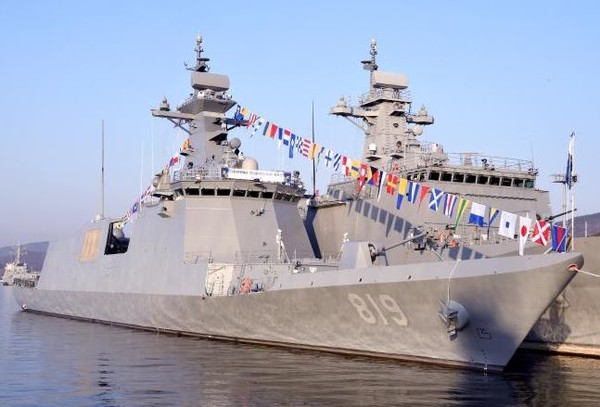 4일 공식 취역한 해군 경남함이 진해 군항에 정박 중인 모습.(사진=해군 제공)