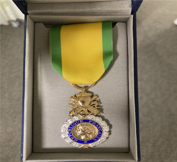 부사관 및 병사에게 수여되는 최고의 공로훈장인 프랑스 군사훈장.