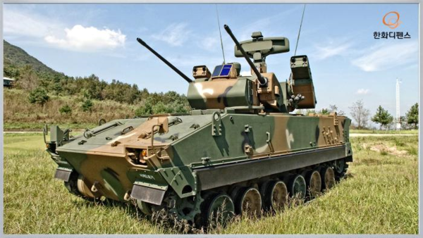 인도에 수출 추진 중인 한화디펜스의 비호복합 대공무기체계.(사진=한화디펜스 제공)