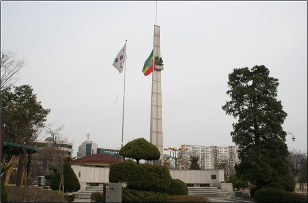 춘천에 위치한 에티오피아 참전기념비(사진=보훈처 제공)