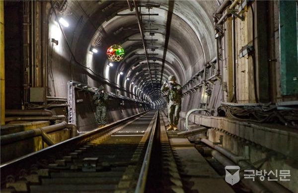 지하철 터널 테러 대비 훈련.(사진=서울시 제공)