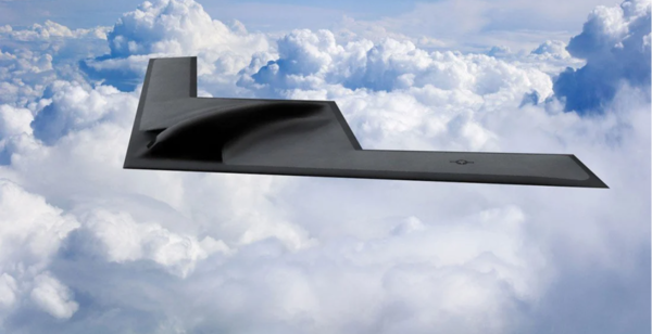 미국 노드롭사가 개발중인 무인 드론기의 모델