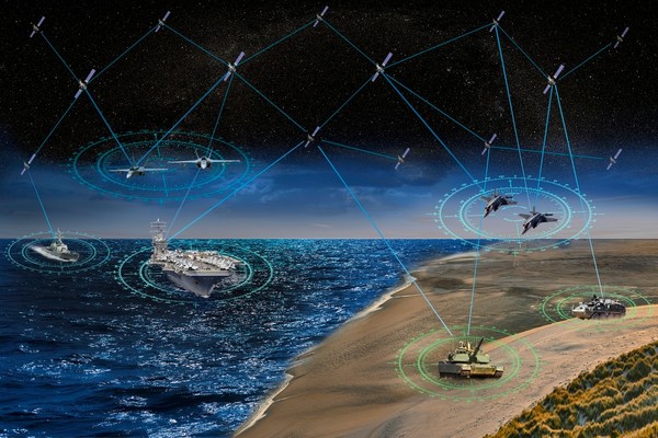 노스롭 그루만사가 만든 새로운 위성위치확인 시스템 PNT 렌더링(자료:노스롭 그루만사 제공)
