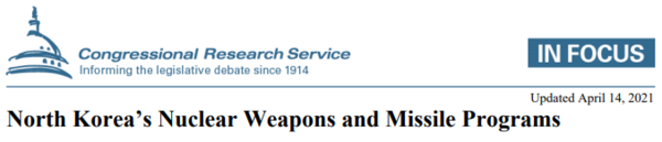미 의회 쟁점 보고서에서 다룬 북한 미사일 발전 과정