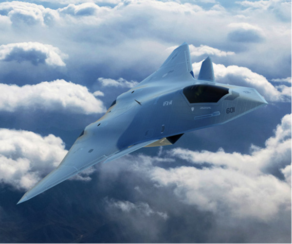 레이시온 제작 6세대 전투기 랜더링