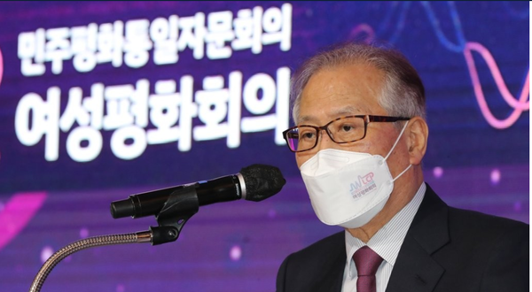 정세현 민주평화통일자문회의 수석부의장(사진=민주평통 제공)