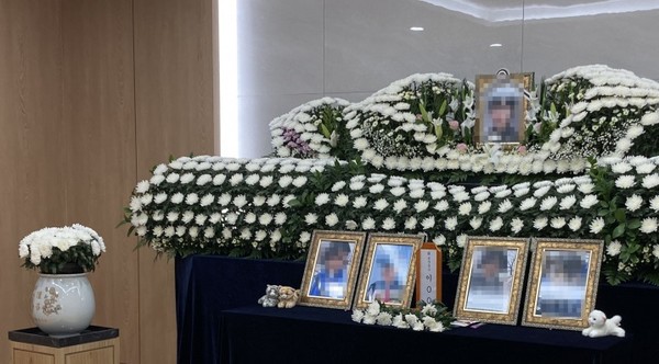 성추행 피해 사망 공군 이 중사 빈소 모습.