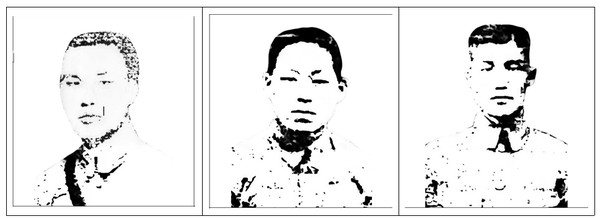 좌로부터 손일봉 선생, 최철호 선생, 이정순 선생(자료=보훈처 제공)