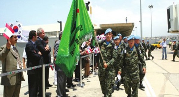 레바논에 파견된 전투부대인 동명부대.(사진 합동참모본부 홈페이지 갈무리)