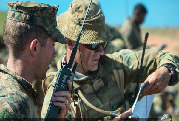 '탈리스맨 사브르 2021' 훈련에서 호주군. 최근 중국과 호주의 관계가 악화 되면서 호주는 군사력 증강에 나서고 있다.