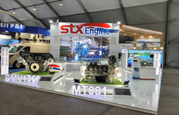 STX엔진은 ‘서울 ADEX 2021’에서 K9 자주포 및 K1A2 전차 국내 개발 디젤 엔진을 일반에 처음으로 공개한다. (사진=STX 엔진 제공)