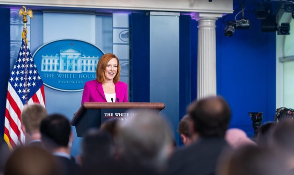 젠 사키 백악관 대변인.(사진=미국 백악관 제공)