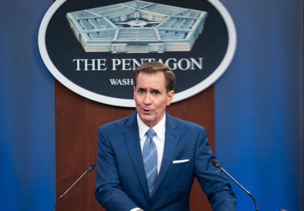 존 커비 미국 국방부 대변인.(자료 사진=미국 국방부 누리집 갈무리)