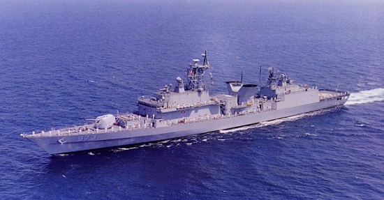 한국형 구축함(KDX-Ⅰ) 주요 제원. 길이 135m, 폭 14m, 톤수 3200t. (사진=방위사업청 제공)