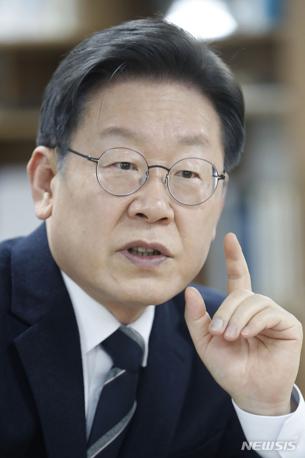 이재명 더불어민주당 대선 후보.(사진=뉴시스 제공)