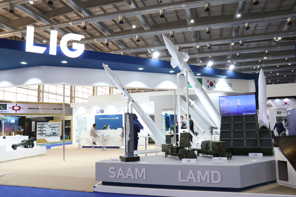 LIG넥스원은 6일(현지시간)부터 사우디아라비아 리야드에서 개최되는 '제1회 국제방산전시회(WDS)'에 참가했다고 7일 밝혔다. (사진=LIG넥스원 제공)