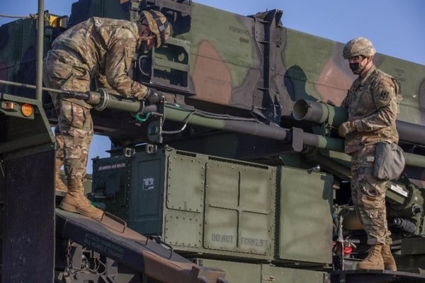 주한미군 제35방공포병여단이 북한 미사일 대비 태세를 강화했다며 지난 15일 공개한 훈련 모습.(사진=주한미군 제공)