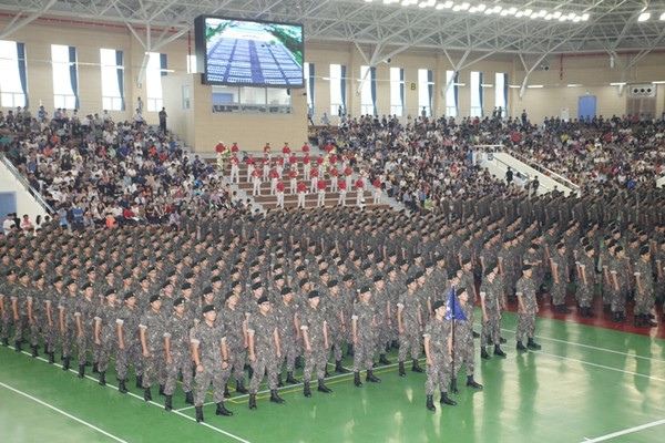 육군훈련소 수료식.(자료 사진=육군훈련소 제공)