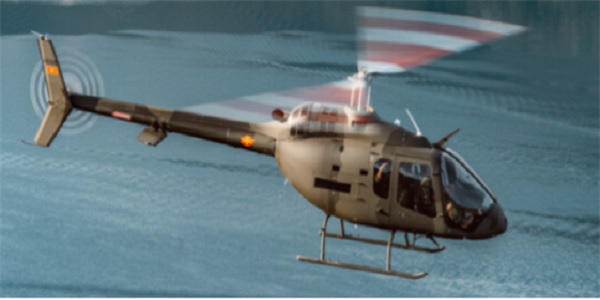 육·해군 조종사 기초비행훈련용 헬기로 도입하는 벨 505 헬기 형상. (사진=방위사업청 제공)