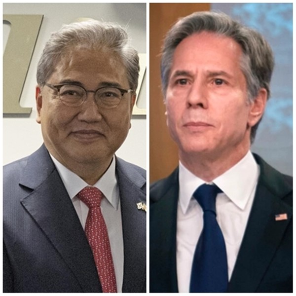 박진 외교부장관(왼쪽), 토니 블링컨 미국 국무부장관.(자료 사진=AP 연합뉴스)