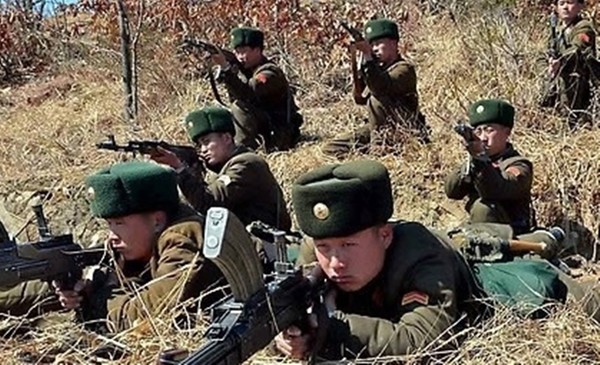 북한군 훈련 모습.(자료 사진=조선중앙통신 연합뉴스)