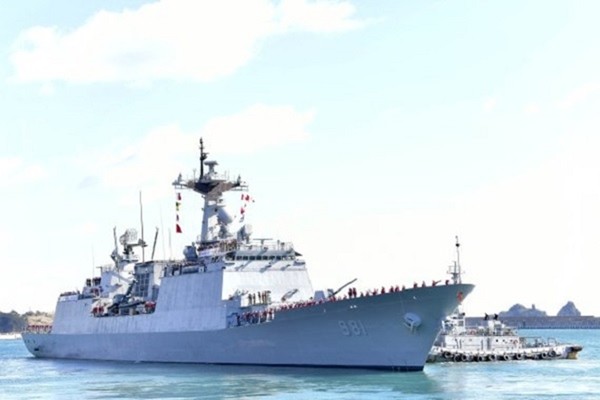 지난 5일 서해 훈련 중 통신두절 사고가 발생한 해군 제7기동전단 소속 4400t급 구축함 ‘최영함‘(DDH-Ⅱ).(자료 사진=연합뉴스)