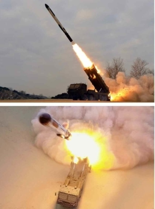 북한이 과거에 공개한 순항미사일 발사 장면.(자료 사진=노동신문)