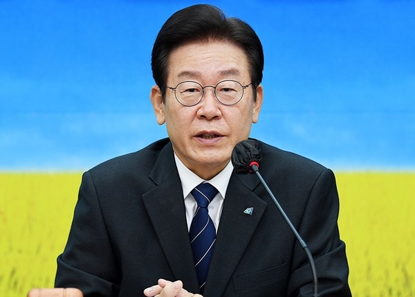 이재명 더불어민주당 대표가 12일 서울 여의도 국회에서 열린 당 최고위원회의에서 발언하고 있다.(사진=국회사진기자단)