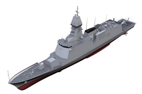 울산급 호위함 Batch-Ⅲ 조감도. (사진=방위사업청 제공)