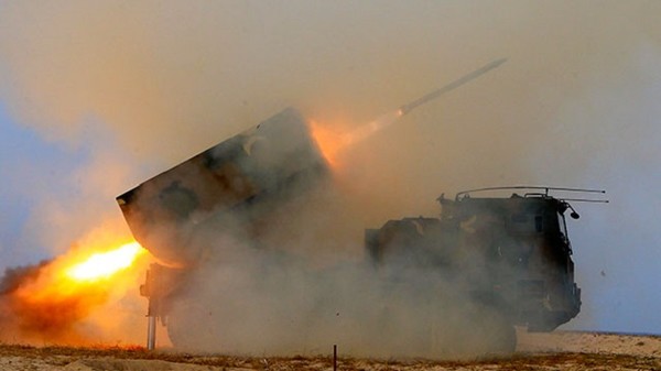 국산 다연장로켓(MLRS) '천무'. (사진=연합뉴스)