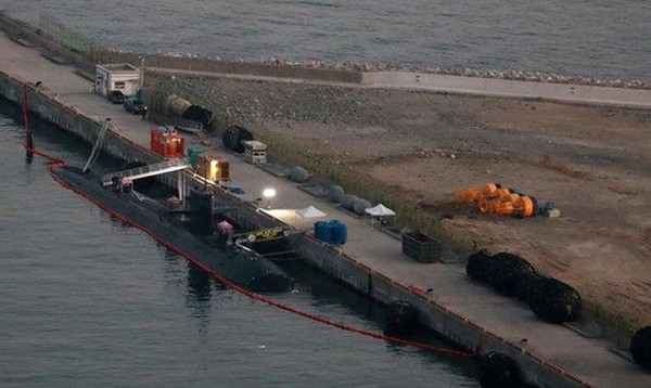 미국 해군의 전략자산인 로스앤젤레스(LA)급 공격형 핵추진 잠수함 키 웨스트함(SSN 722).(자료 사진=연합뉴스)