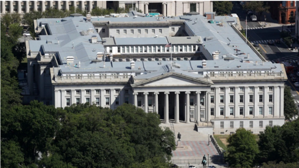미국 워싱턴에 있는 재무부 청사.(자료 사진=AP연합뉴스)