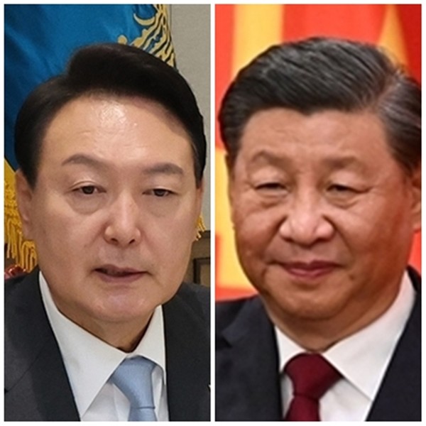 윤석열 대통령(왼쪽), 시진핑 중국 국가주석.(자료 사진=연합뉴스)