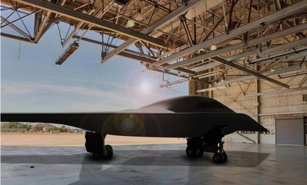 미 공군의 신형 전략폭격기 B-21 ‘레이더’.(자료 사진=미국 노스롭그루먼 제공)