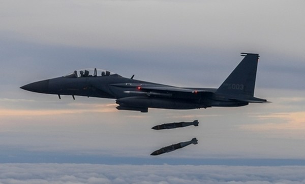 공군 주력 F-15K 전투기. (자료 사진=합동참모본부 제공)