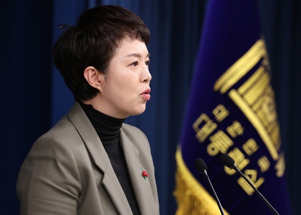 현안 브리핑 하는 김은혜 대통령실 홍보수석.(자료 사진=연합뉴스)