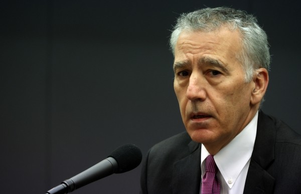 필립 골드버그 주한미국대사가 1일 한국프레스센터에서 열린 한국여성기자협회 주최 포럼에서 강연하고 있다.(사진=연합뉴스)