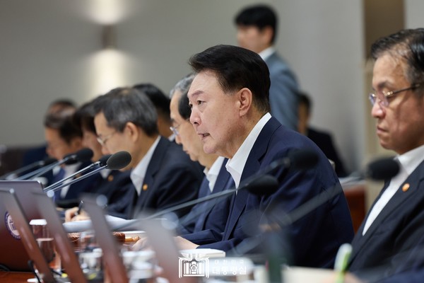 윤석열 대통령이 2일 서울 용산 대통령실에서 열린 2024년도 제29회 국무회의에서 발언하고 있다. (사진=대통령실 제공)