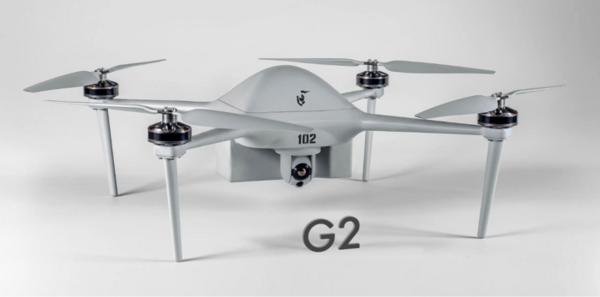 이스라엘 군용드론 전문기업 에어로센티널의 G2 군용드론. (사진=한국상호운용성기술자문 제공)