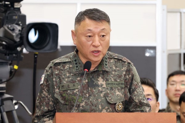 ‘평양 무인기 침투’ 관여 의혹을 받는 이승오 합동참모본부 작전본부장. 국방부는 14일 내란 특검 수사와 관련해 이 본부장의 직무정지를 조치했다고 밝혔다.