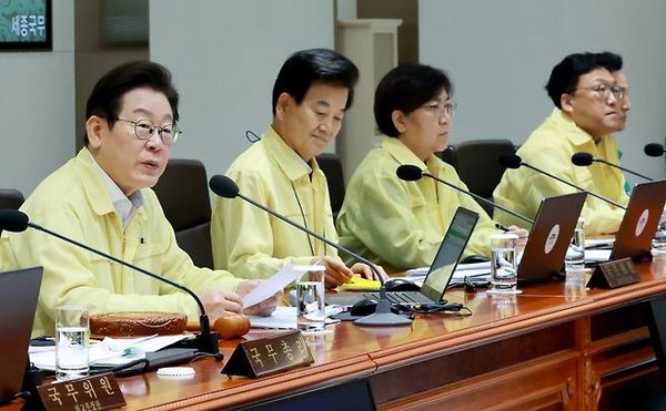 이재명 대통령이 18일 서울 용산 대통령실 청사에서 열린 제1회 을지국무회의 및 제37회 국무회의에서 발언하고 있다. (사진=대통령실 제공)