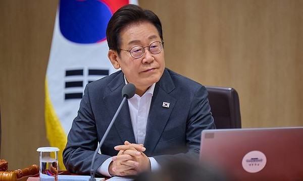 국무회의를 주재하고 있는 이재명 대통령. (사진=대통령실 제공)