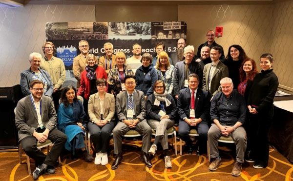 유업재단은 2024년 미국 역사교사 협회 연례 총회에 전 유럽 역사교사 협회장 및 소속 협회장과 동구유럽 협회 대표를 초청했다. 유업재단은 미국, 캐나다, 유럽의 역사교사 협회와 교사들과 협업하여 탐구 기반 수업안과 교사 재교육 컨퍼런스 과정을 운영하고 있다. (사진=한국전쟁유업재단 제공)